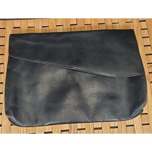 Don Basse Genuine Leather Portfolio Tablet Bag Black Envelope Case NWT